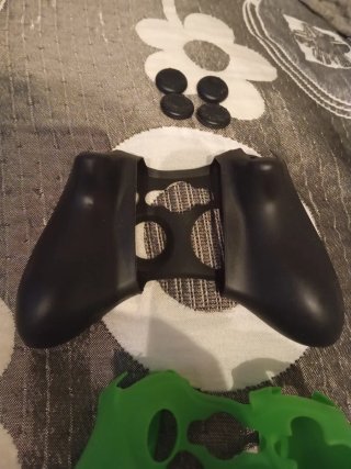 Carcasas Mando Xbox 360 Negra y Verde