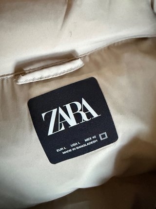 Chaleco Zara Beige