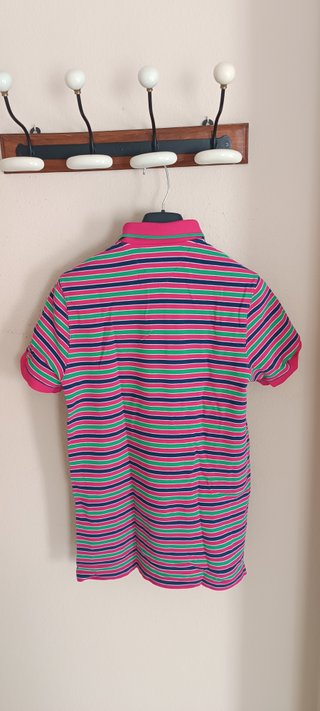 Polo Tommy Hilfiger Slim Fit Multicolor. Talla M.