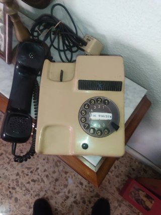 Teléfono Antiguo Siemens Beige Vintage