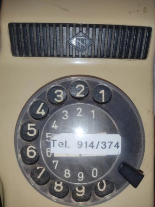 Teléfono Antiguo Siemens Beige Vintage
