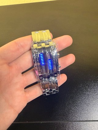 Reloj Binario Acero Inoxidable