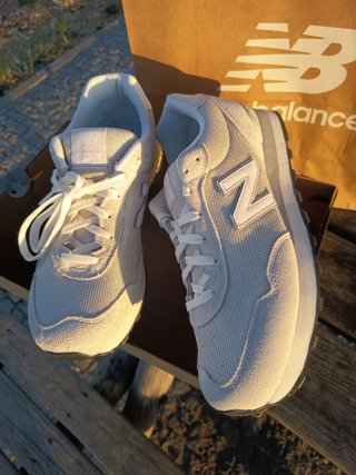 New Balance 515 Talla 45 Beige/Blanco