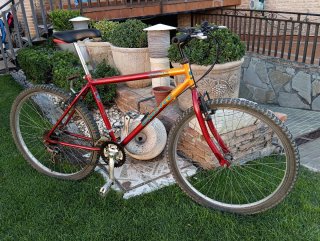 Bicicleta Gabixe Roja y Naranja