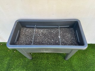 Huerto urbano elevado con patas 79x38,5 cm jardín
