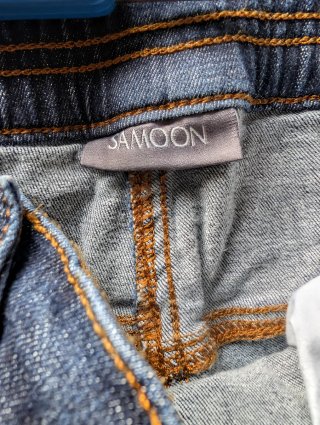 Jeans Samoon Talla 4XL Azul