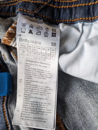 Jeans Samoon Talla 4XL Azul