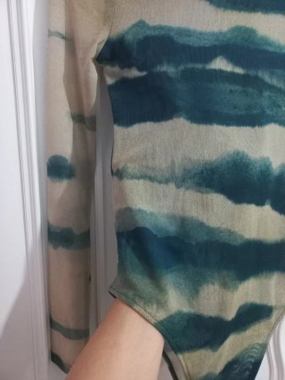 Body Zara Tul Tie-Dye Talla S Nuevo