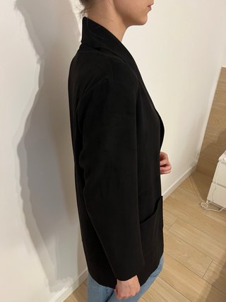 Chaqueta negra terciopelo talla 40