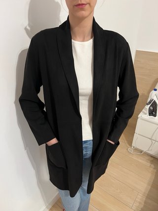 Chaqueta negra terciopelo talla 40