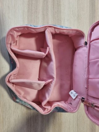 Neceser organizador flamencos rosa y gris