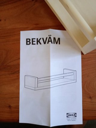 3 Estante IKEA BEKVÄM madera