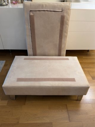 Chaise longe / módulo de sofá beige
