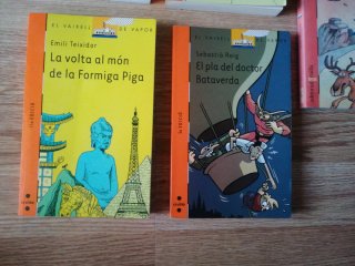 5 libros en Catala El Vaixell de Vapor