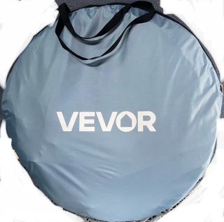Tienda de campaña VEVOR privacidad apertura