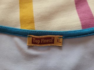 Camiseta azul de licra talla XL