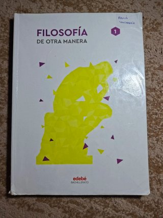 Filosofía 1, primer curso de bachillerato