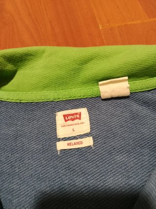 Sudadera hombre azul y verde
