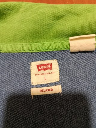 Sudadera hombre azul y verde