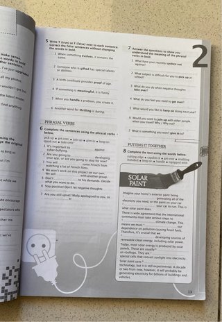 Libro y cuaderno de ejercicios Inglés 1 Bach