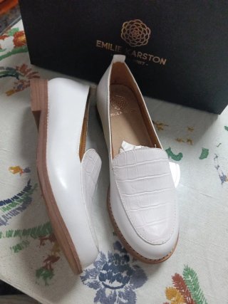 Mocasines Emilie Karston Talla 36 Blancos