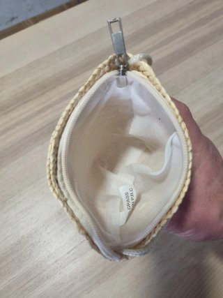 Bolso rafia infantil sandía lentejuelas