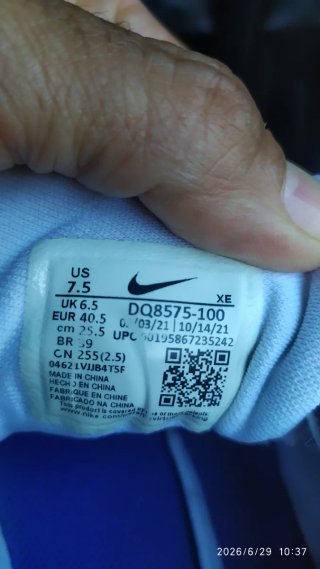 Zapatillas Nike Talla 40.5 Azul/Blanco