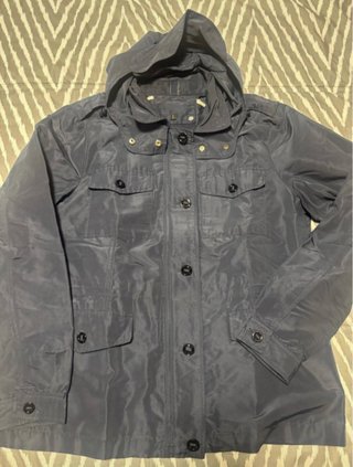 3 Gabardinas Massimo Dutti Talla L Beige y azules