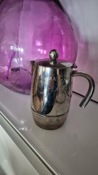 Cafetera Italiana Plata