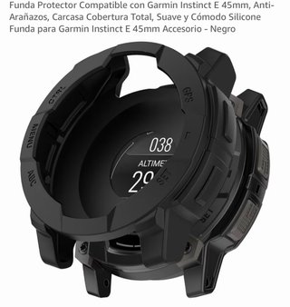 2x Fundas Garmin Instinct E 45mm (Beige y Verde)