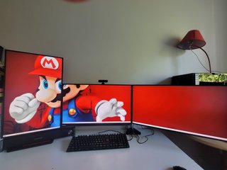 Pc AMD Ryzen 7 5800X / 32GB / 2TB + 3 MONITORES 27