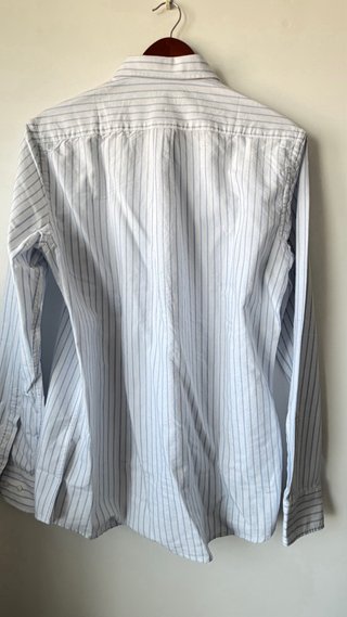 Camisa Alvaro Moreno Oxford Rayas Azul Talla L