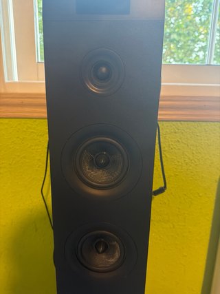 Torre altavoz Energy Sistem negra, precio negocine