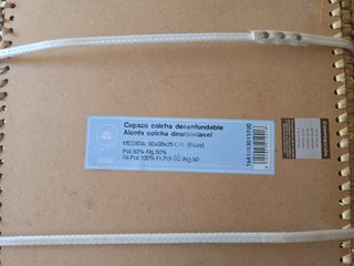 Cuna de bebé madera y mimbre