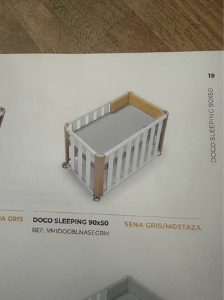Doco Sleeping Minicuna 90x50 con colchón y funda