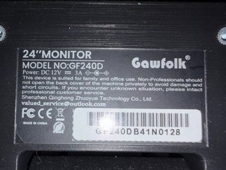 Monitor Gaming Curvo 24" Gawfolk | 180Hz - 0.5ms