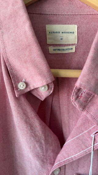 Camisa Alvaro Moreno Oxford Rosa