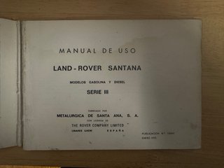 Land Rover Santana 109 D 1980