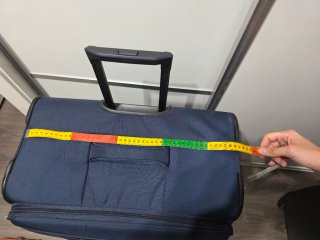 Maleta de viaje 30kg azul