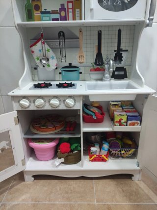 Cocinita de madera para jugar