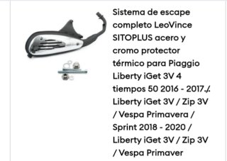 SITO PLUS Leo Vince 0749 piaggio