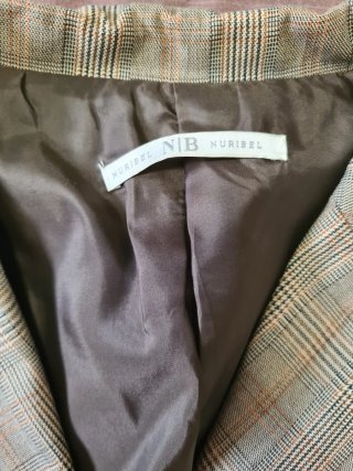 Chaqueta de vestir cuadros