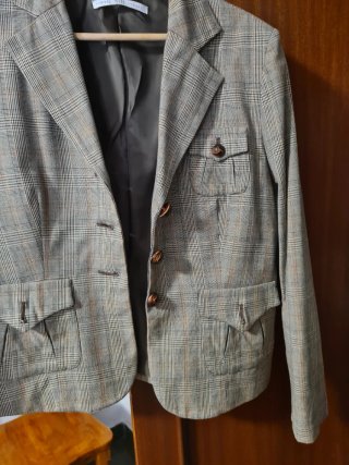 Chaqueta de vestir cuadros