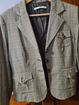 Chaqueta de vestir cuadros