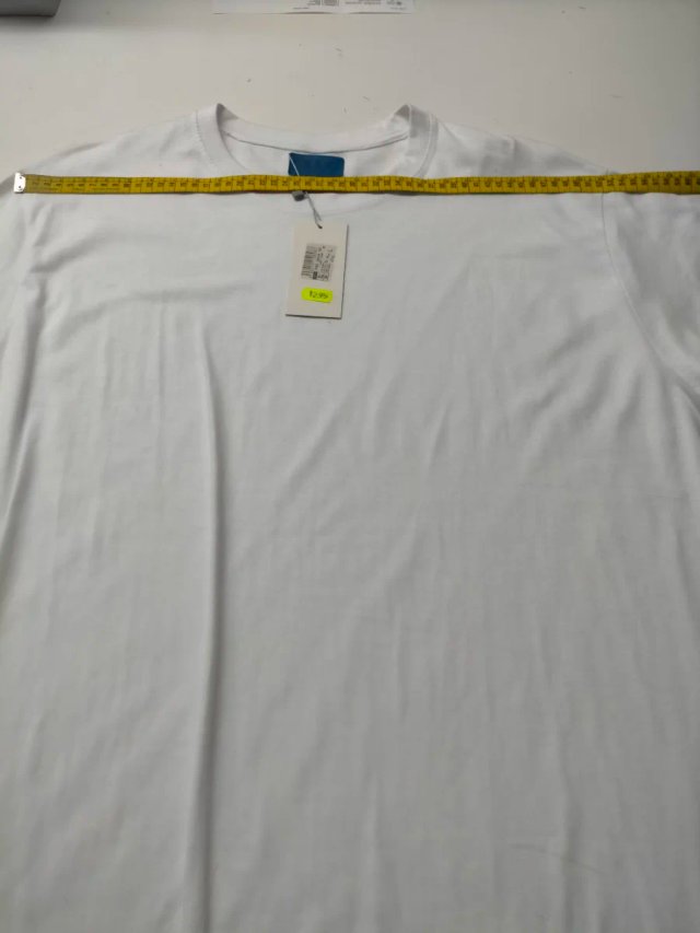 Camiseta Giulio Blanca Talla XL Algodón 100%