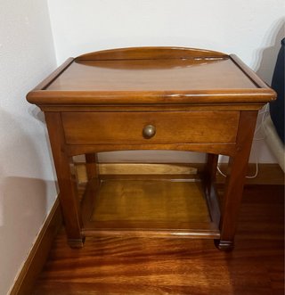 Cama Roche Bobois de madera maciza