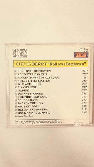 CD de Chuck Berry “Roll Over Beethoven”.