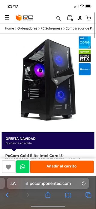 PC Gaming RTX 3070 MSI