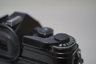 Canon AE-1 nera e Power Winder non funzionante