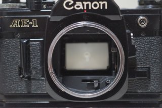 Canon AE-1 nera e Power Winder non funzionante